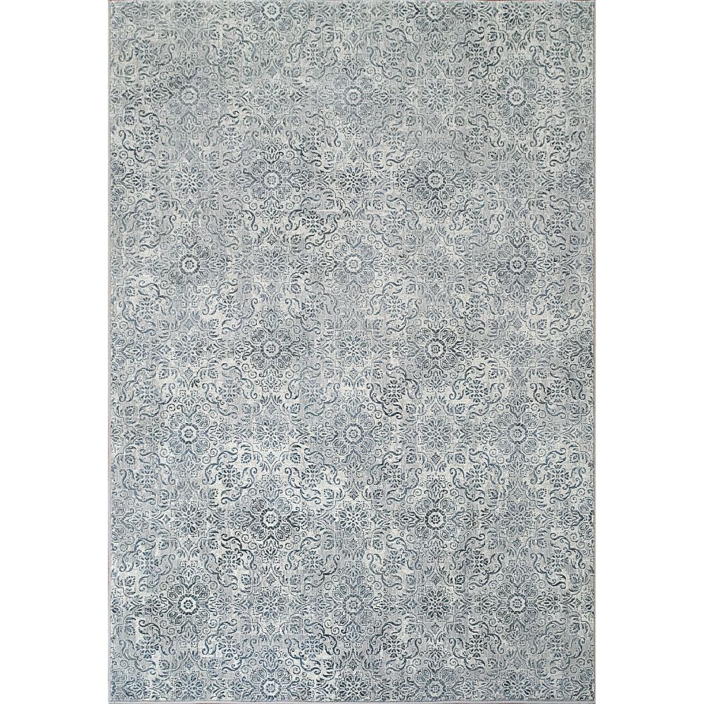 Dynamic Rugs 57162-9646 Ancient Garden 5.3 Ft. X 7.7 Ft. Rectangle Rug in Silver/Grey